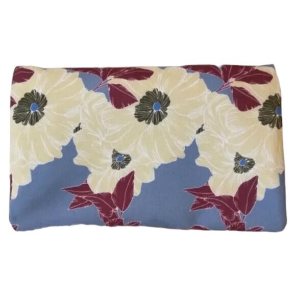 Rachel Pally Reversible Floral Leather Clutch Handbag Tassel Zipper Pull - Picture 8 of 9